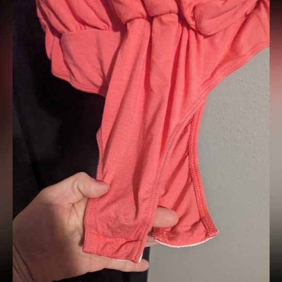 Faux wrap style tank bodysuit - Picture 5 of 5